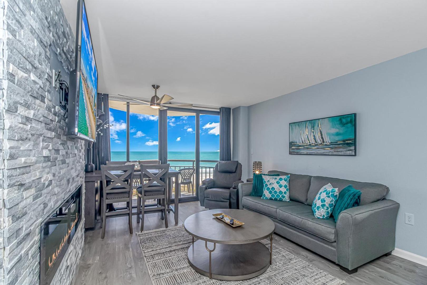 מירטל ביץ' 5Th Floor Direct Oceanfront Double Suite Sleeps 6 Meridian Plaza 503 מראה חיצוני תמונה