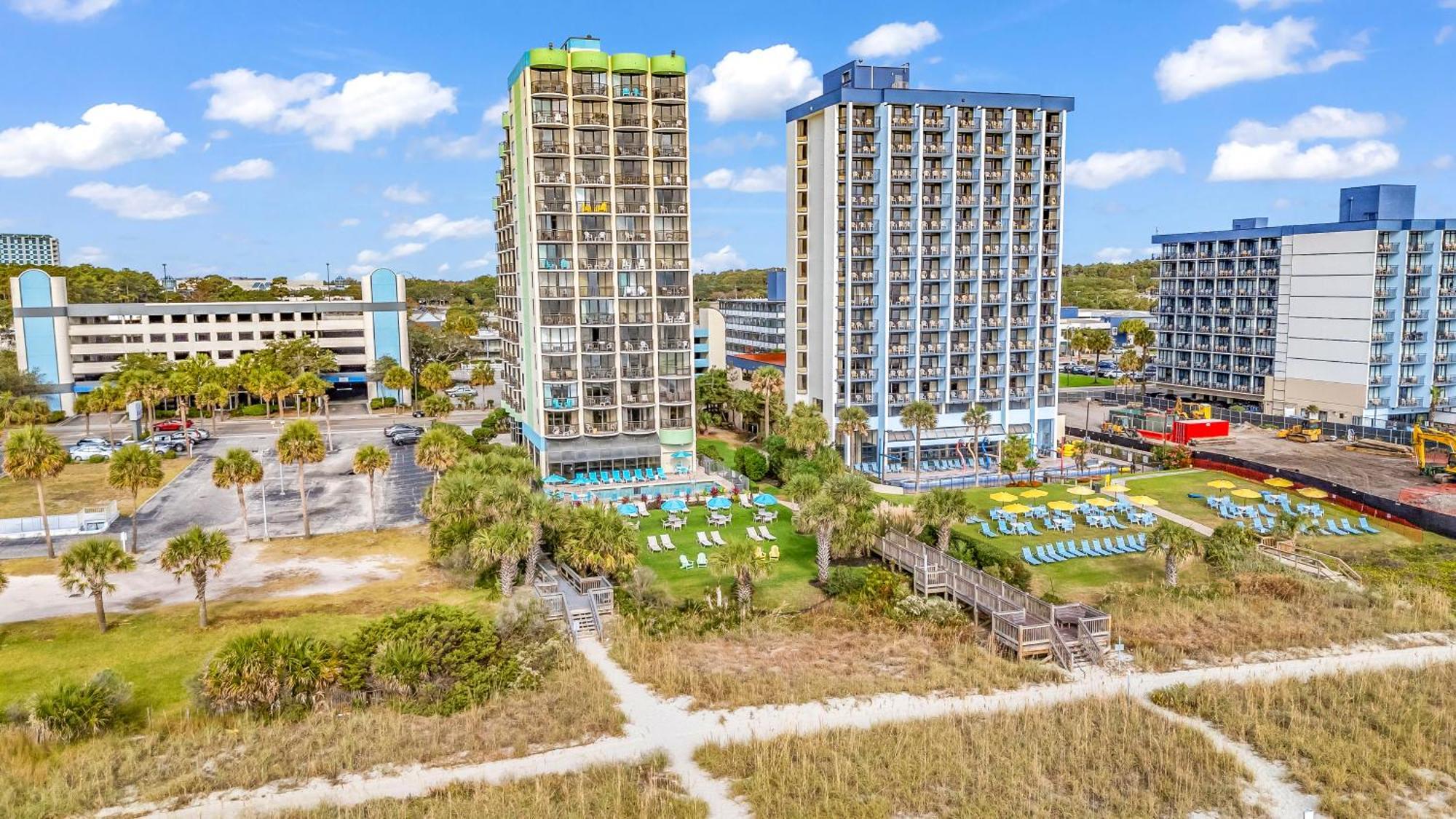 מירטל ביץ' 5Th Floor Direct Oceanfront Double Suite Sleeps 6 Meridian Plaza 503 מראה חיצוני תמונה
