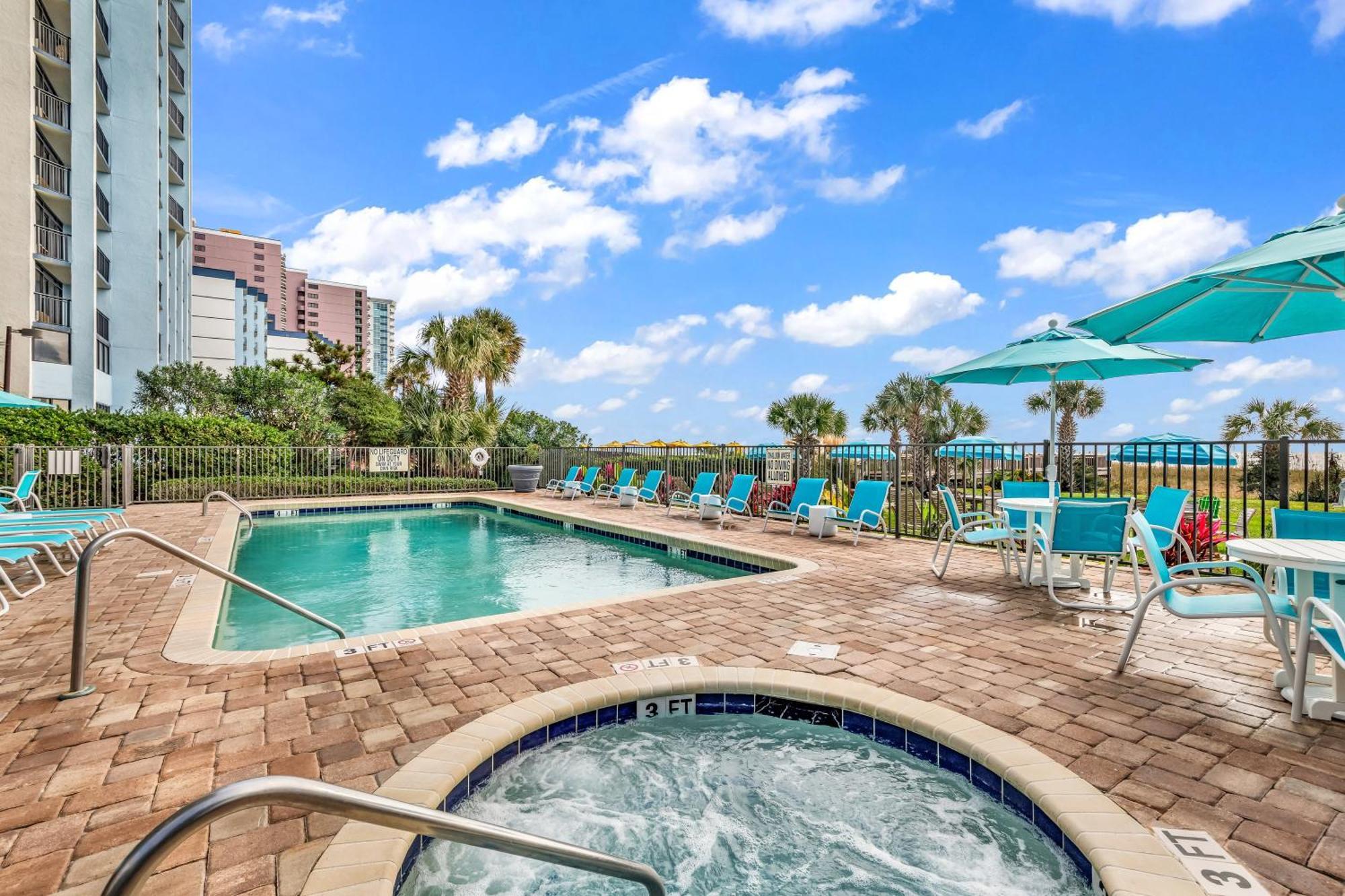 מירטל ביץ' 5Th Floor Direct Oceanfront Double Suite Sleeps 6 Meridian Plaza 503 מראה חיצוני תמונה