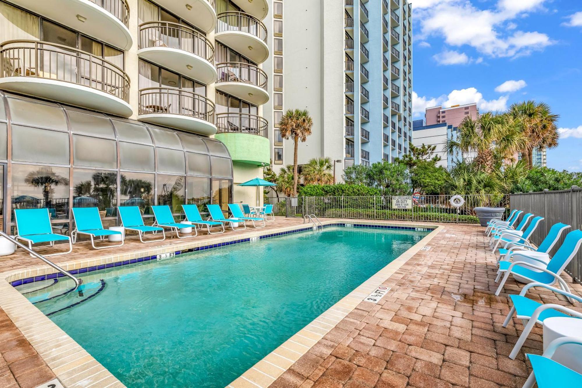 מירטל ביץ' 5Th Floor Direct Oceanfront Double Suite Sleeps 6 Meridian Plaza 503 מראה חיצוני תמונה